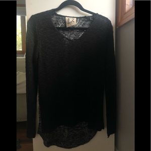PPLA: Black and grey light weight sweater